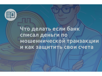 Что делать если банк списал деньги по мошеннической транзакции и как защитить свои счета