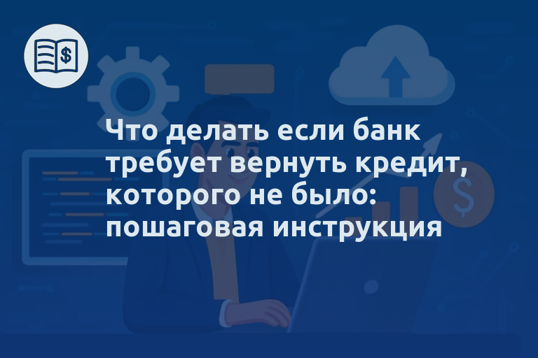 Что делать если банк требует вернуть кредит, которого не было: пошаговая инструкция