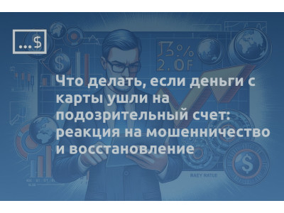 Что делать, если деньги с карты ушли на подозрительный счет: реакция на мошенничество и восстановление