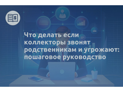 Что делать если коллекторы звонят родственникам и угрожают: пошаговое руководство