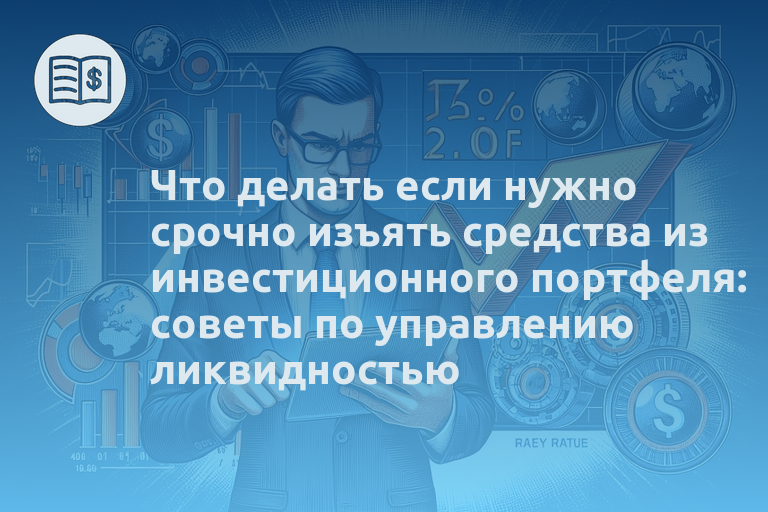 Что делать если нужно срочно изъять средства из инвестиционного портфеля: советы по управлению ликвидностью
