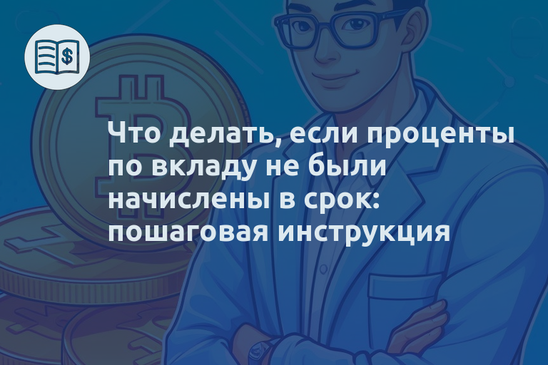 Что делать, если проценты по вкладу не были начислены в срок: пошаговая инструкция