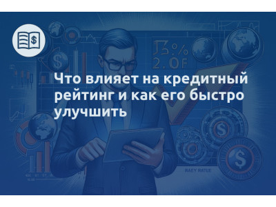 Что влияет на кредитный рейтинг и как его быстро улучшить