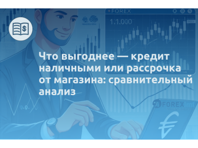 Что выгоднее — кредит наличными или рассрочка от магазина: сравнительный анализ