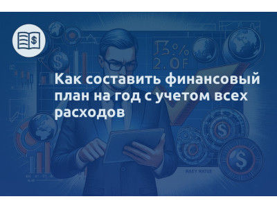 Как составить финансовый план на год с учетом всех расходов