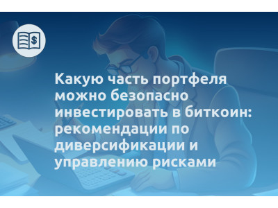 Какую часть портфеля можно безопасно инвестировать в биткоин: рекомендации по диверсификации и управлению рисками