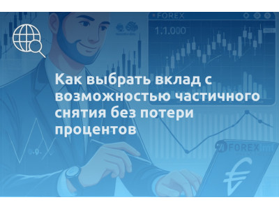 Как выбрать вклад с возможностью частичного снятия без потери процентов