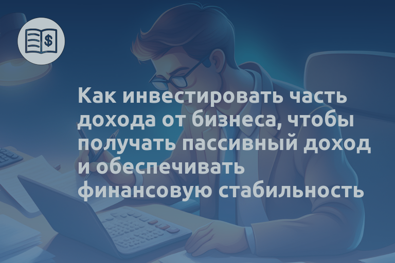 Как инвестировать часть дохода от бизнеса, чтобы получать пассивный доход и обеспечивать финансовую стабильность