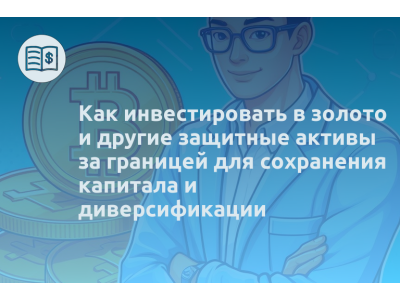 Как инвестировать в золото и другие защитные активы за границей для сохранения капитала и диверсификации