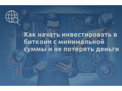 Как начать инвестировать в биткоин с минимальной суммы и не потерять деньги