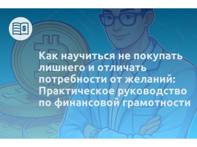 Как научиться не покупать лишнего и отличать потребности от желаний: Практическое руководство по финансовой грамотности