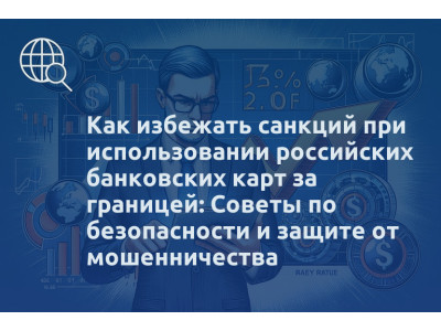 Как избежать санкций при использовании российских банковских карт за границей: Советы по безопасности и защите от мошенничества