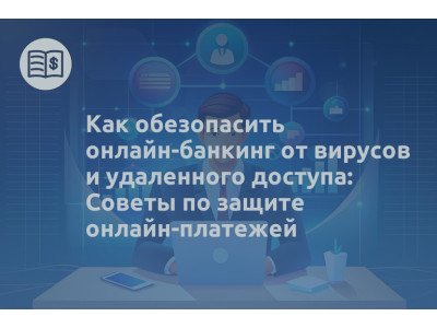 Как обезопасить онлайн-банкинг от вирусов и удаленного доступа: Советы по защите онлайн-платежей