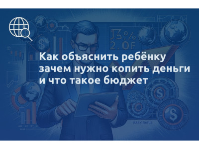 Как объяснить ребёнку зачем нужно копить деньги и что такое бюджет