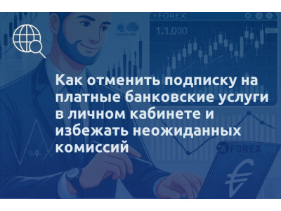 Как отменить подписку на платные банковские услуги в личном кабинете и избежать неожиданных комиссий