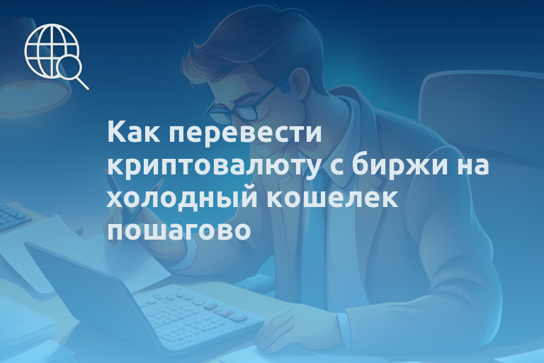 Как перевести криптовалюту с биржи на холодный кошелек пошагово