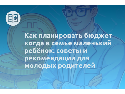Как планировать бюджет когда в семье маленький ребёнок: советы и рекомендации для молодых родителей