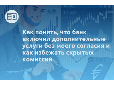 Как понять, что банк включил дополнительные услуги без моего согласия и как избежать скрытых комиссий