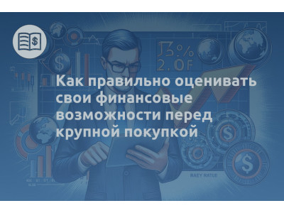 Как правильно оценивать свои финансовые возможности перед крупной покупкой