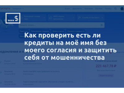 Как проверить есть ли кредиты на моё имя без моего согласия и защитить себя от мошенничества