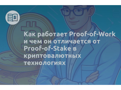 Как работает Proof-of-Work и чем он отличается от Proof-of-Stake в криптовалютных технологиях