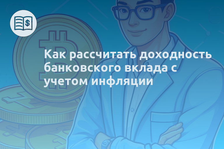 Как рассчитать доходность банковского вклада с учетом инфляции