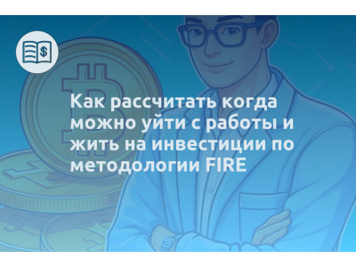 Как рассчитать когда можно уйти с работы и жить на инвестиции по методологии FIRE