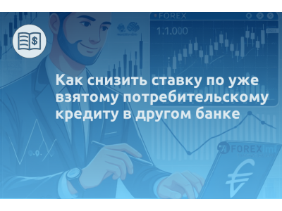 Как снизить ставку по уже взятому потребительскому кредиту в другом банке