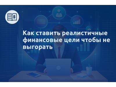 Как ставить реалистичные финансовые цели чтобы не выгорать