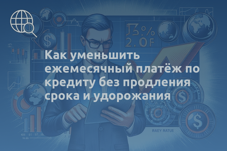 Как уменьшить ежемесячный платёж по кредиту без продления срока и удорожания