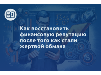 Как восстановить финансовую репутацию после того как стали жертвой обмана
