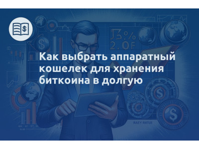 Как выбрать аппаратный кошелек для хранения биткоина в долгую