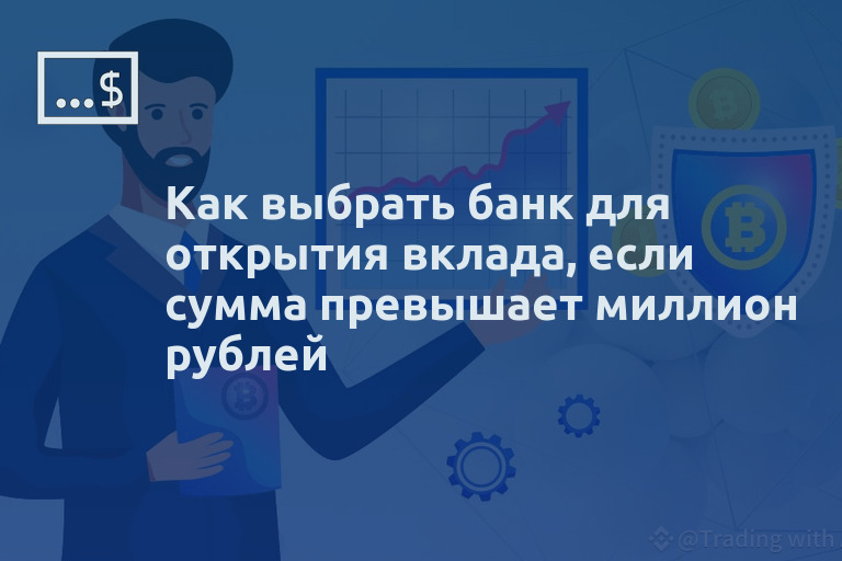 Как выбрать банк для открытия вклада, если сумма превышает миллион рублей