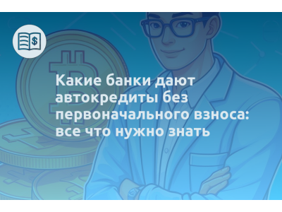Какие банки дают автокредиты без первоначального взноса: все что нужно знать