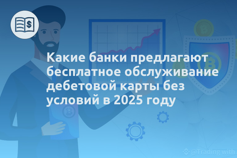 Какие банки предлагают бесплатное обслуживание дебетовой карты без условий в 2025 году