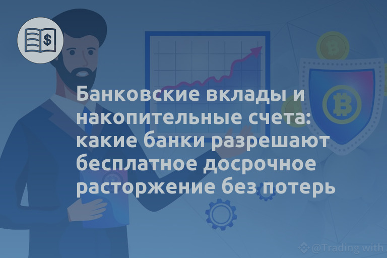 Банковские вклады и накопительные счета: какие банки разрешают бесплатное досрочное расторжение без потерь