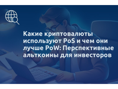 Какие криптовалюты используют PoS и чем они лучше PoW: Перспективные альткоины для инвесторов
