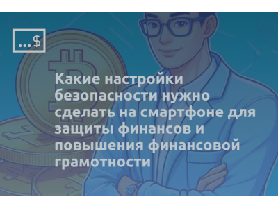Какие настройки безопасности нужно сделать на смартфоне для защиты финансов и повышения финансовой грамотности