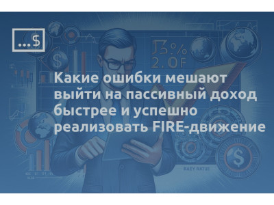 Какие ошибки мешают выйти на пассивный доход быстрее и успешно реализовать FIRE-движение