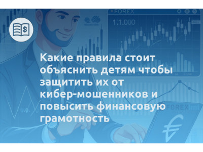 Какие правила стоит объяснить детям чтобы защитить их от кибер-мошенников и повысить финансовую грамотность
