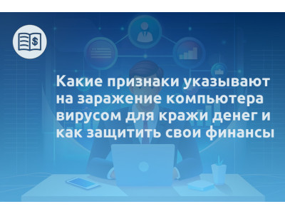 Какие признаки указывают на заражение компьютера вирусом для кражи денег и как защитить свои финансы