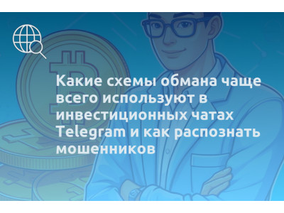 Какие схемы обмана чаще всего используют в инвестиционных чатах Telegram и как распознать мошенников
