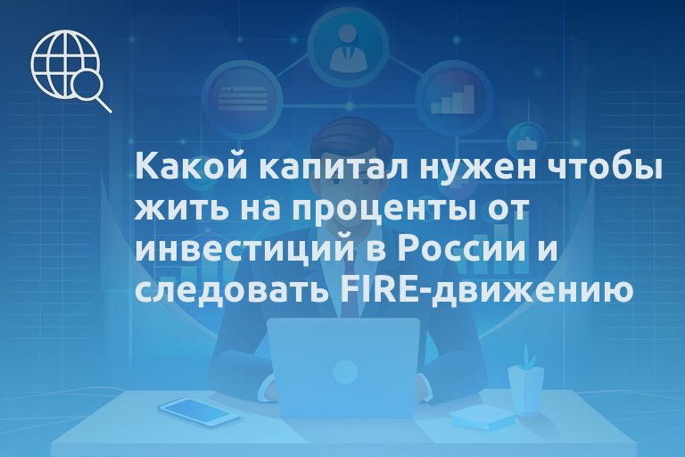 Какой капитал нужен чтобы жить на проценты от инвестиций в России и следовать FIRE-движению