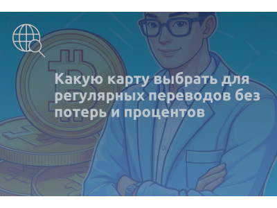 Какую карту выбрать для регулярных переводов без потерь и процентов