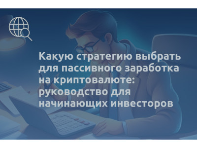 Какую стратегию выбрать для пассивного заработка на криптовалюте: руководство для начинающих инвесторов