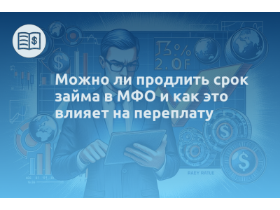 Можно ли продлить срок займа в МФО и как это влияет на переплату