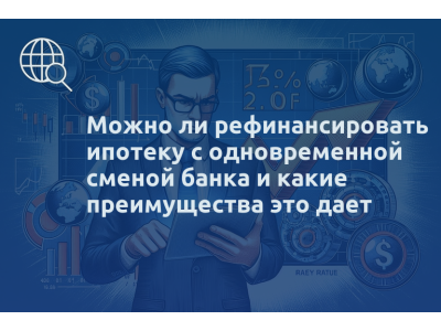 Можно ли рефинансировать ипотеку с одновременной сменой банка и какие преимущества это дает