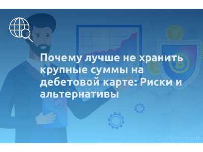 Почему лучше не хранить крупные суммы на дебетовой карте: Риски и альтернативы