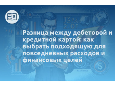 Разница между дебетовой и кредитной картой: как выбрать подходящую для повседневных расходов и финансовых целей