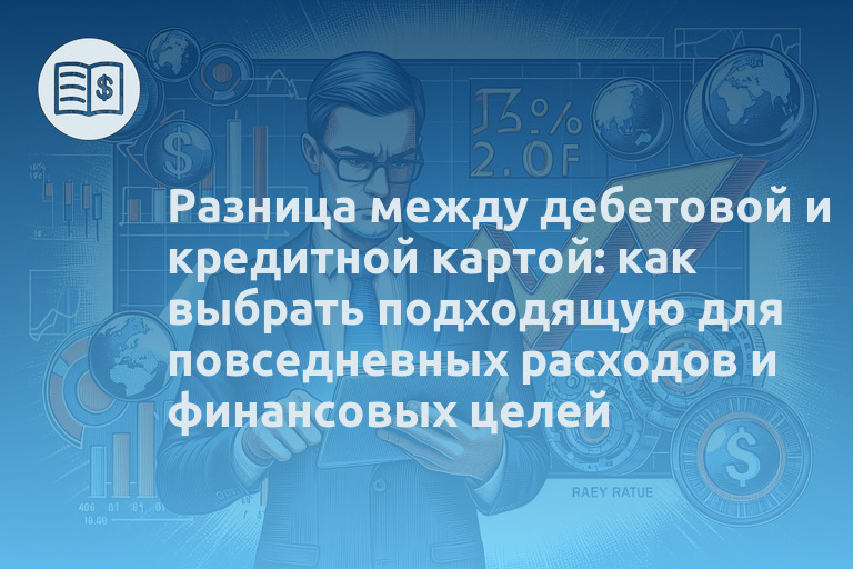 Разница между дебетовой и кредитной картой: как выбрать подходящую для повседневных расходов и финансовых целей